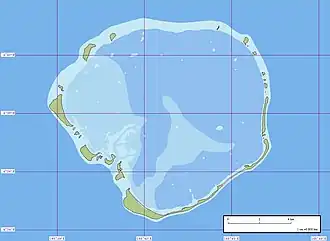 Karte des Ebon-Atolls