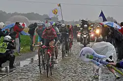 Spitzengruppe auf der 5. Etappe der Tour de France 2014