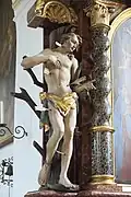 Heiliger Sebastian am südlichen Seitenaltar