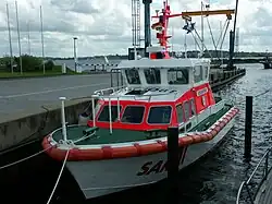 Die ECKERNFÖRDE am Liegeplatz im Segelhafen (2004)