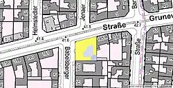 Das Eckgrundstück des vormaligen Arkadia