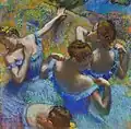 Degas: Danseuses en bleu, Ende des 19. Jahrhunderts, Puschkin-Museum