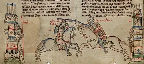 Knut der Große besiegt Edmund Ironside bei Ashington