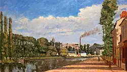 Edouard Béliard: Pontoise, vue depuis l’Ecluse