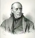 Eduard von Steinle. Lithographie von Adolf Dauthage