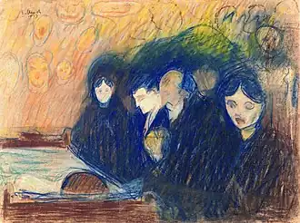 Am Sterbebett. Fieber (Edvard Munch)