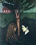 Auge in Auge (1899/1900), Öl auf Leinwand, 136 × 110 cm, Munch-Museum Oslo