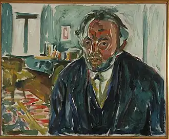 Selbstbildnis nach der Spanischen Grippe (Edvard Munch)