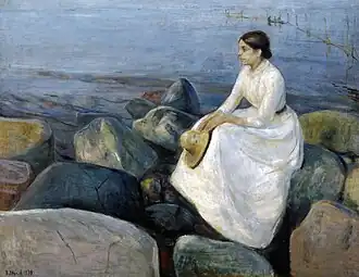 Inger am Strand (1889)