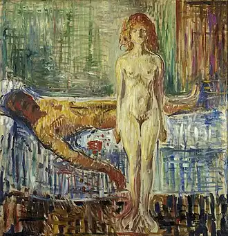 Marats Tod II (1907), Öl auf Leinwand, 153 × 149 cm, Munch-Museum Oslo