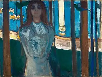Die Stimme (1896), Öl auf Leinwand, 90 × 119 cm, Munch-Museum Oslo