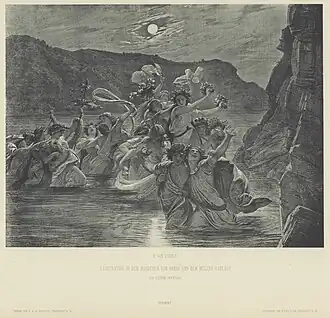 Illustration zu den Rhein-Märchen von Edward von Steinle