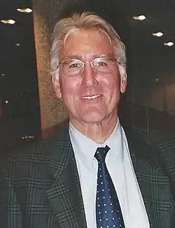 Edy Hubacher – hier nach seinem Karriereende – belegte Rang zehn, nachdem er am Tag zuvor den elften Platz im Diskuswurf erreicht&nbsp;hatte