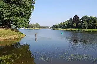 Der Anfang des Kanals in Hanekenfähr