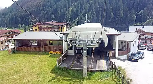 Talstation der Eggalmbahn