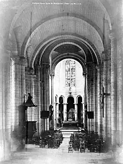 romanisches Tonnengewölbe des Langhauses