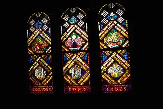 Glasmalereien in der Kirche Sankt Peter