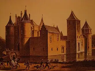 Kasteel Egmond (19.&nbsp;Jh.)