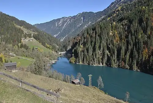 Egschi-Stausee im Safiental