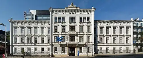 Ehemalige Geniedirektion, heute TU, frontal