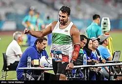 Silbermedaille: Ehsan&nbsp;Haddadi