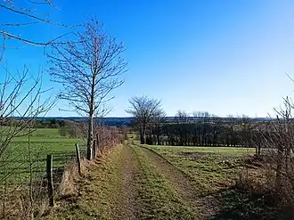 Blick Richtung Osten vom höchsten Punkt des Eigart