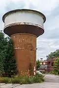 Wasserturm auf dem Werksgelände (2016)