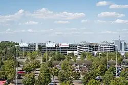 Der Vorplatz aus Sicht des Paunsdorf Centers