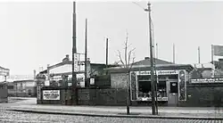 Einfahrt zum Preußischen Freiladebahnhof, Delitzscher Straße, 1937