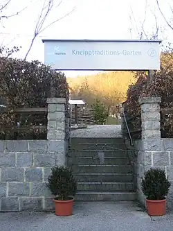 Eingang Kräutergarten Bad Mühllacken