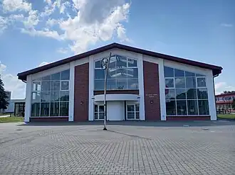 Die Brandenburg-Halle in Frankfurt (Oder)