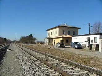Empfangsgebäude Ungerhausen (Ostfassade, 2009)