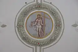 Fresko mit Darstellung des Schmerzensmannes