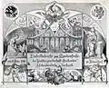 Eintrittskarte zur Redoute Aschenbrödels Hochzeit am 14. Februar 1852, von Caspar Scheuren