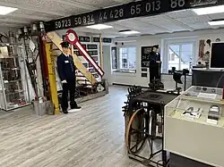 Innenraum des Eisenbahnmuseums Jünkerath