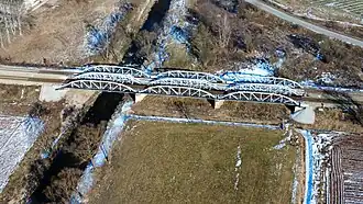 Eisenbahnviadukt über die Ścinawka