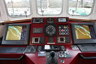 Innenfahrstand der Eiswette