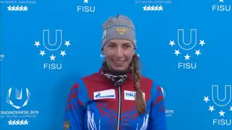 Moschkowa bei der Winteruniversiade 2019