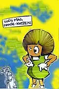 "Lucy mag Hanse-Katzen", Paste-up, Hamburg 2015