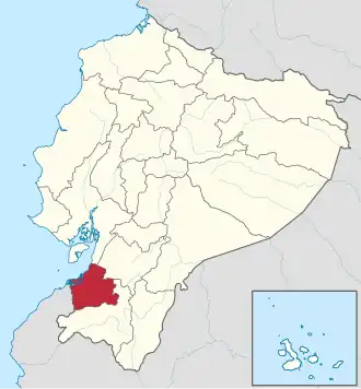 Lage in Ecuador
