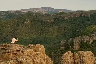 Bergketten bei Roboré