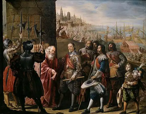 Die Entsetzung Genuas durch den Marqués de Santa Cruz (Prado, Madrid)
