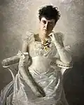 Portrait of a Woman, Munich, 1892. Rockford Art Museum