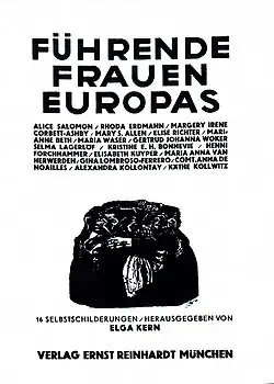 Autobiographie Gertrud Wokers im Buch "Führende Frauen Europas"