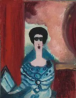 Bild der Tochter Else, ohne Titel (Selbstbildnis als Sängerin, 1908 bis 1919)