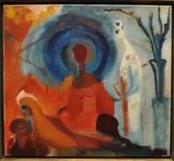 Allegorie mit kaiserlichem Paar (vor 1920)