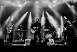 Emanuel Reiter mit Band in St. Gallen