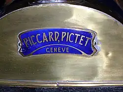 Kühleremblem Piccard, Pictet