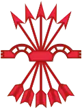Emblem der spanischen Falange