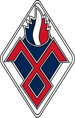 Emblem des französischen Rassemblement national populaire